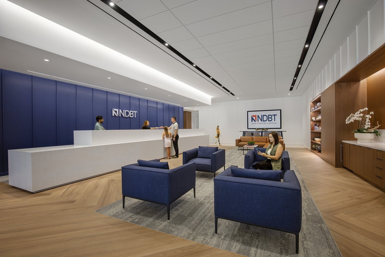 NDBT（北达拉斯银行信托公司）翻新了公司总部和达拉斯银行中心