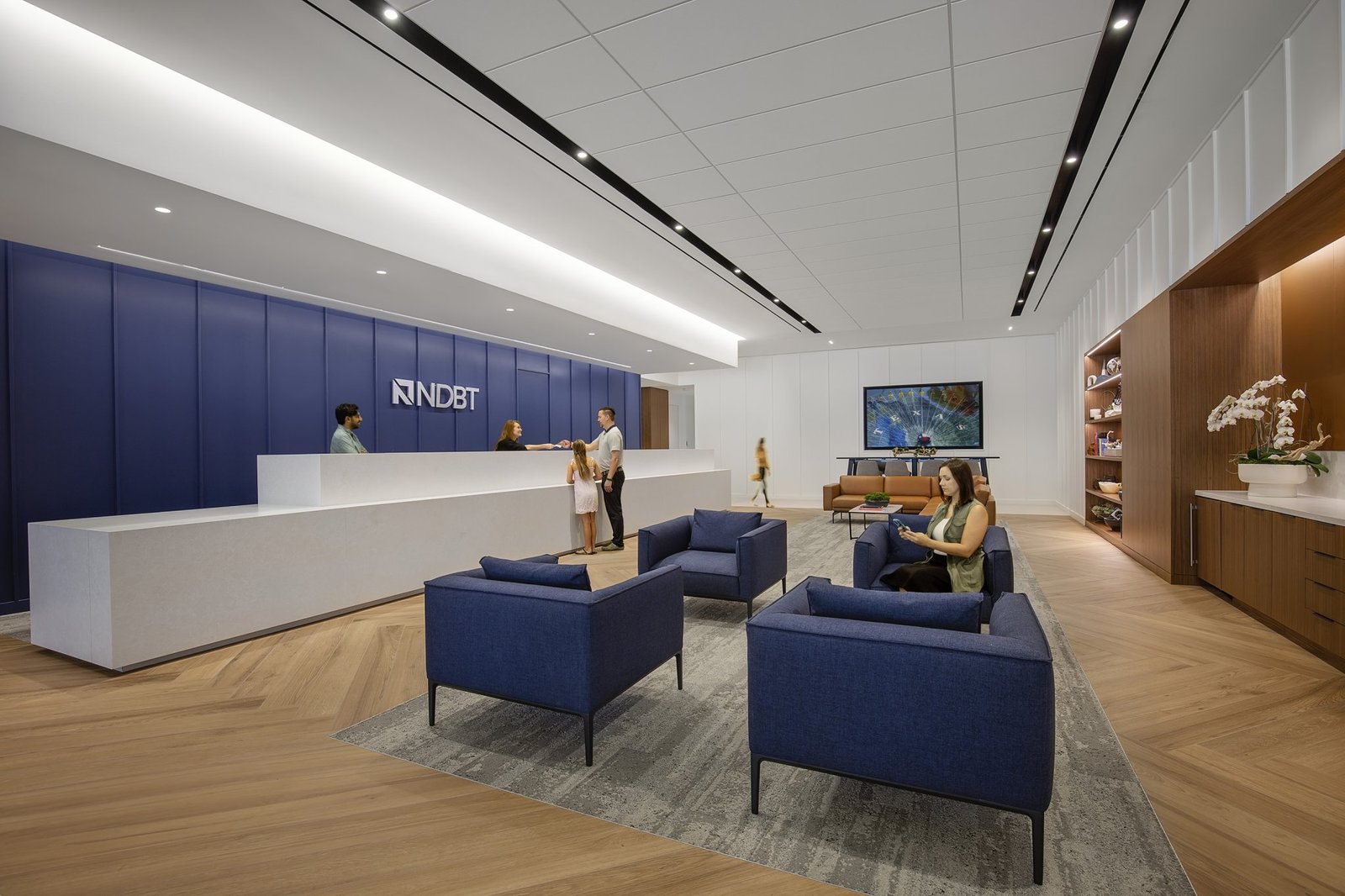 NDBT（北达拉斯银行信托公司）翻新了公司总部和达拉斯银行中心