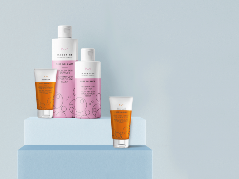 Moloko Creative 为 Masstige 化妆品设计的 Pure Balance 包装