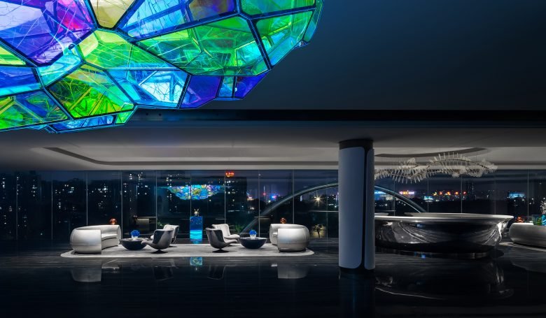 保利丰盛销售中心天际线花园，T.K. 楚设计