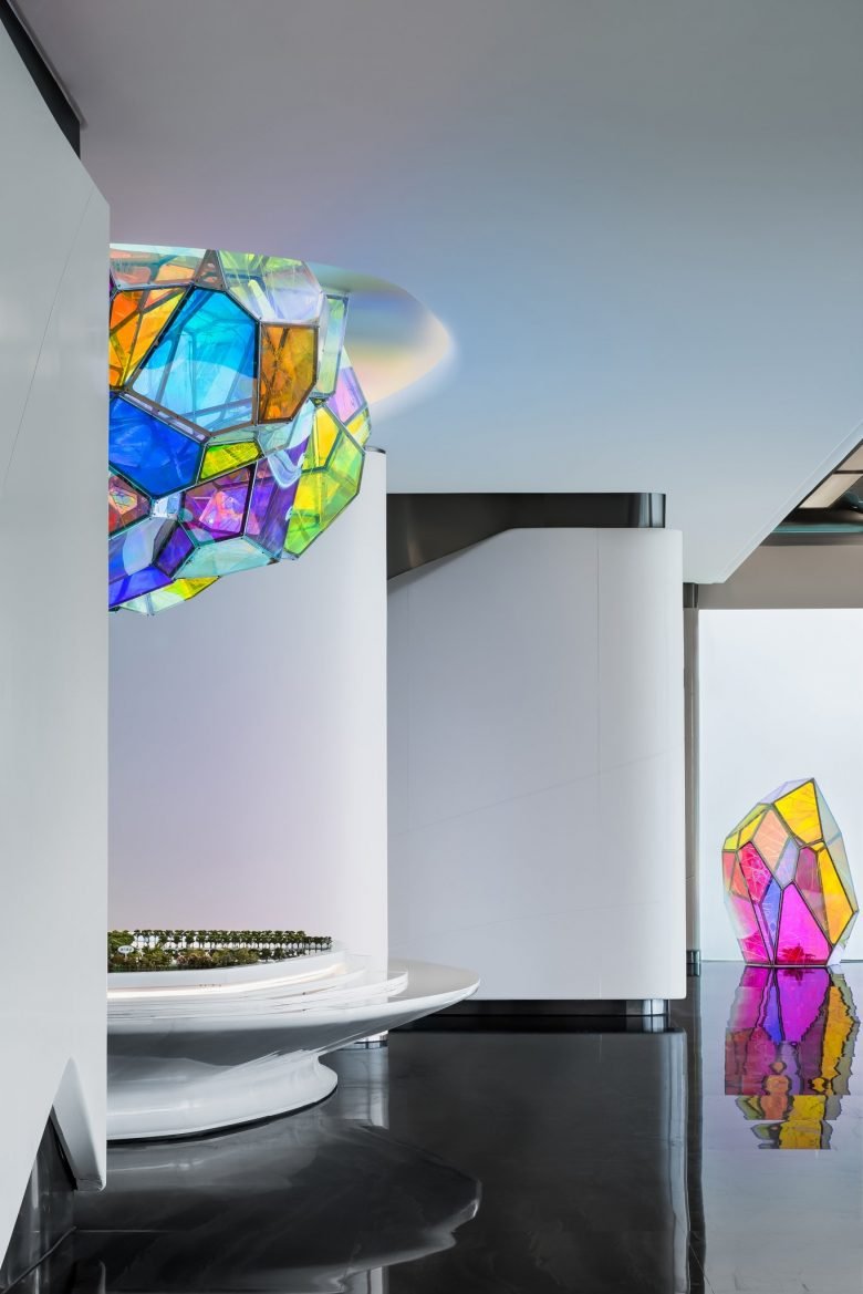 保利丰盛销售中心天际线花园，T.K. 楚设计