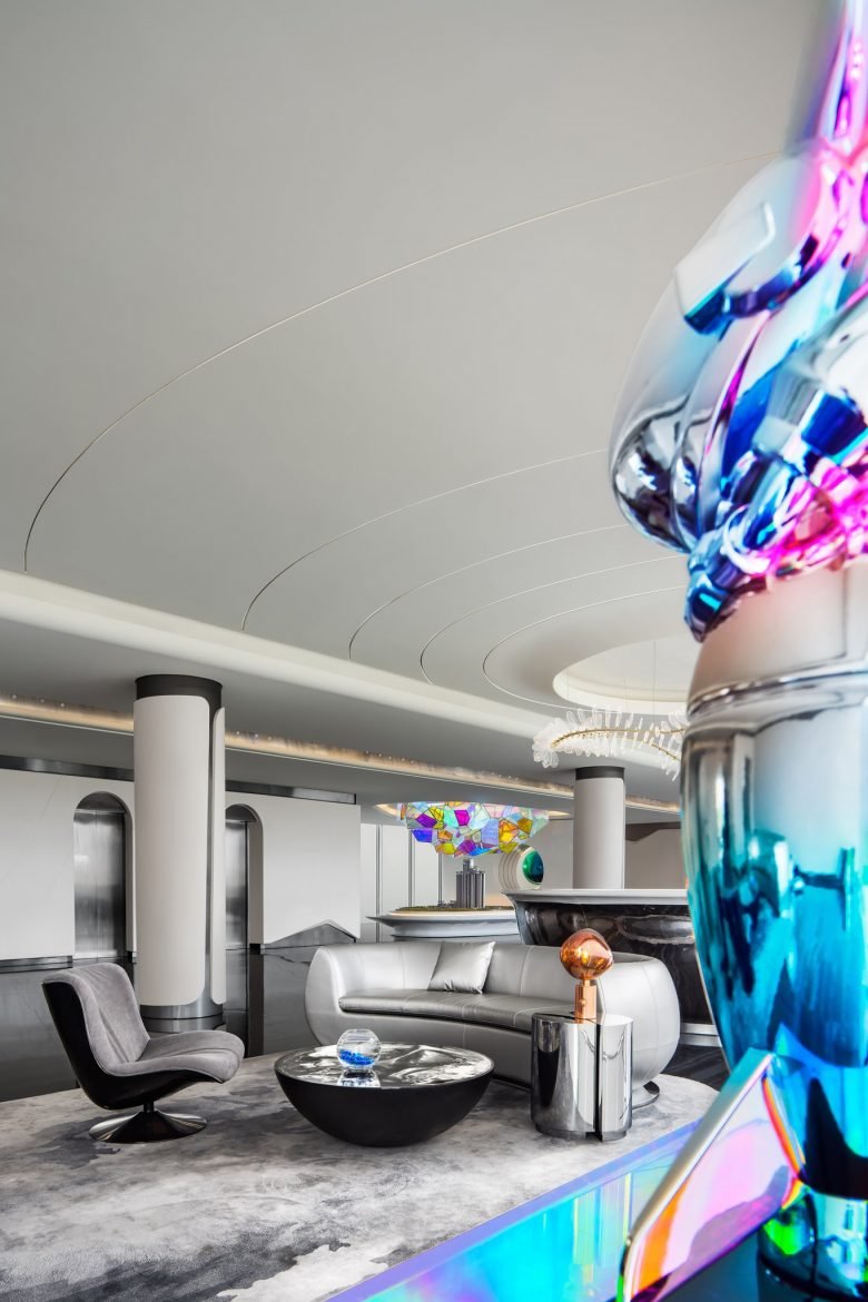 保利丰盛销售中心天际线花园，T.K. 楚设计