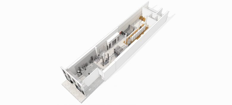 车库相连的快闪店