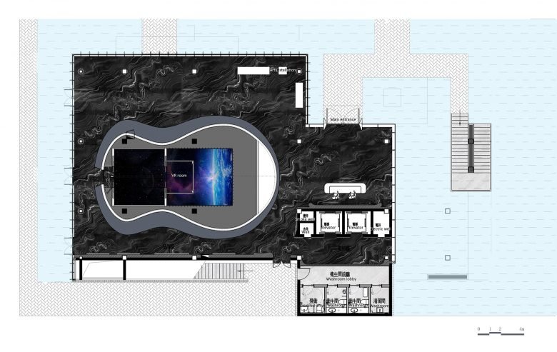 保利丰盛销售中心天际线花园，T.K. 楚设计
