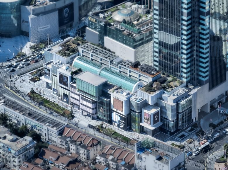 中信广场装修 | 像素中的像素：让历史悠久的商业角焕然一新