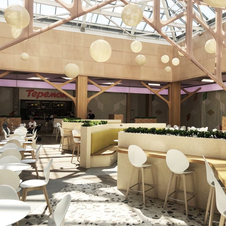 莫斯科 KMarchitects 的普希金诺公园购物中心