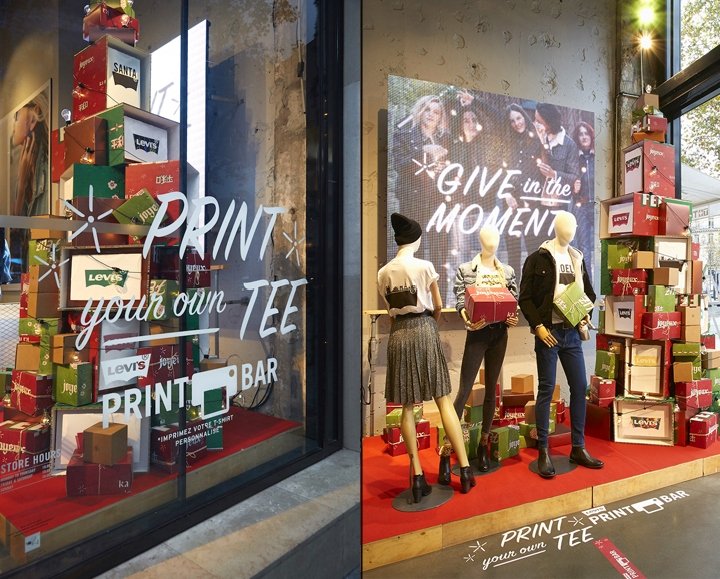 Levi's 假日橱窗活动