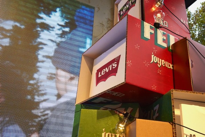 Levi's 假日橱窗活动