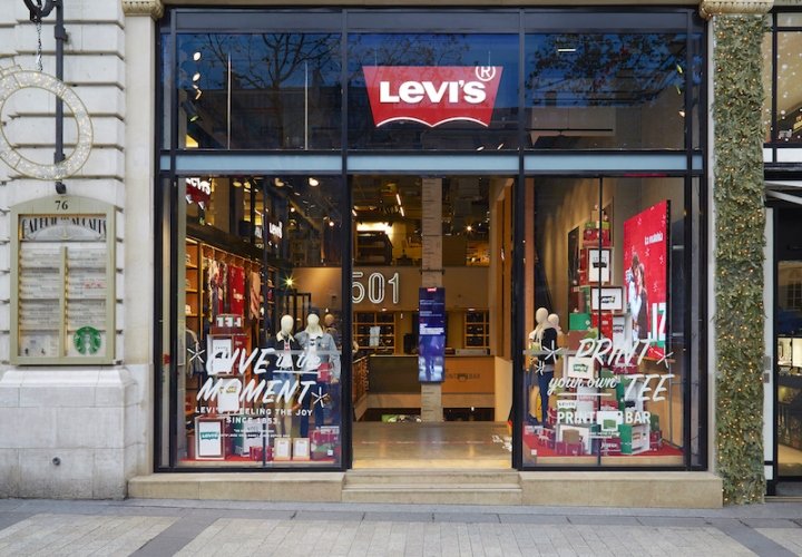 Levi's 假日橱窗活动