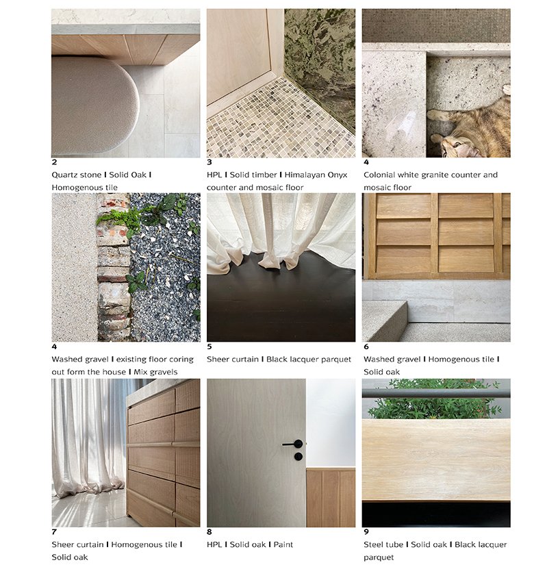 anonym studio 结合了线性和弯曲的几何形状，在曼谷创造了宁静的住宅