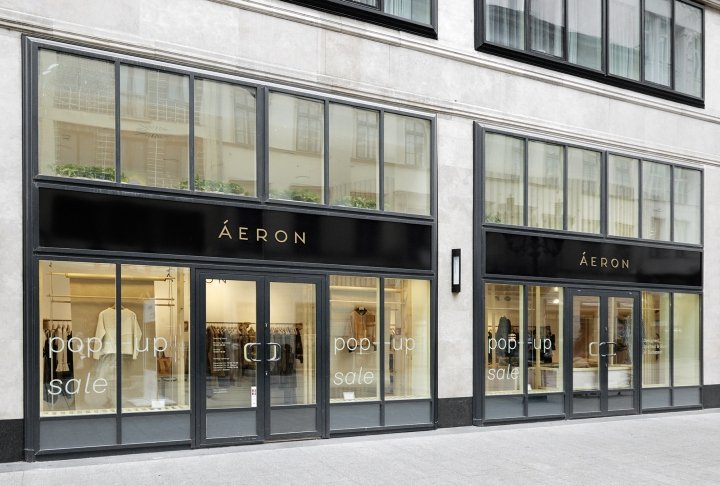 ÁERON 快闪店，由 81font Architecture & Design 设计，布达佩斯 – 匈牙利
