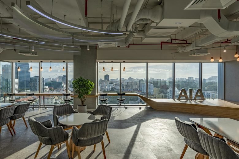 DBA 室内设计的友邦保险交流办公室