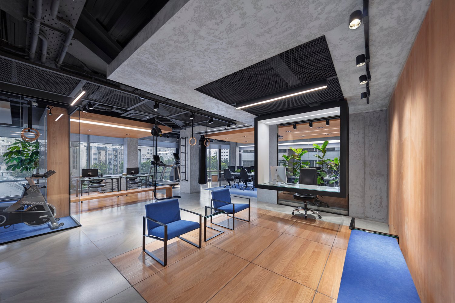 又名健身办公室,由 4 Architecture Studio 设计 又名健身办公室,由 4 Architecture Studio 设计