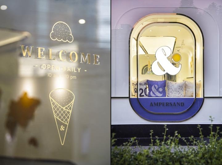 由 party/space/design 设计的 & 冰淇淋店，曼谷 – 泰国