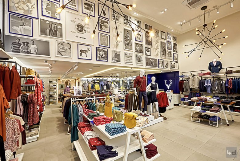 艾伦·索利 | 地点：海得拉巴 | 尺寸：3500 平方英尺 | 由 4dimensions Retail Design India 设计