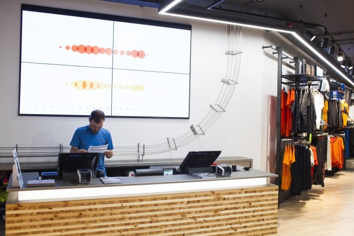 ASICS 零售概念由 Green Room 设计，布鲁塞尔 – 比利时