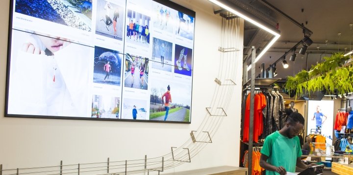 ASICS 零售概念由 Green Room 设计，布鲁塞尔 – 比利时