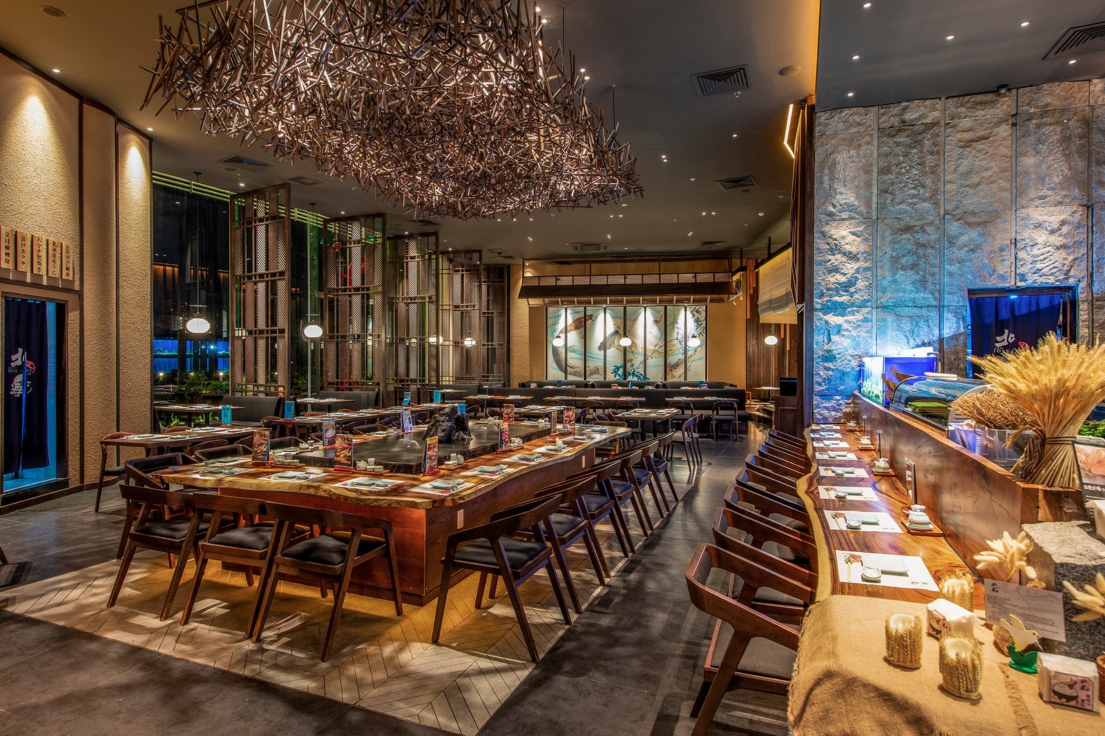 Kingsmen Vietnam Co. Ltd 的北海道高级餐厅，越南胡志明市