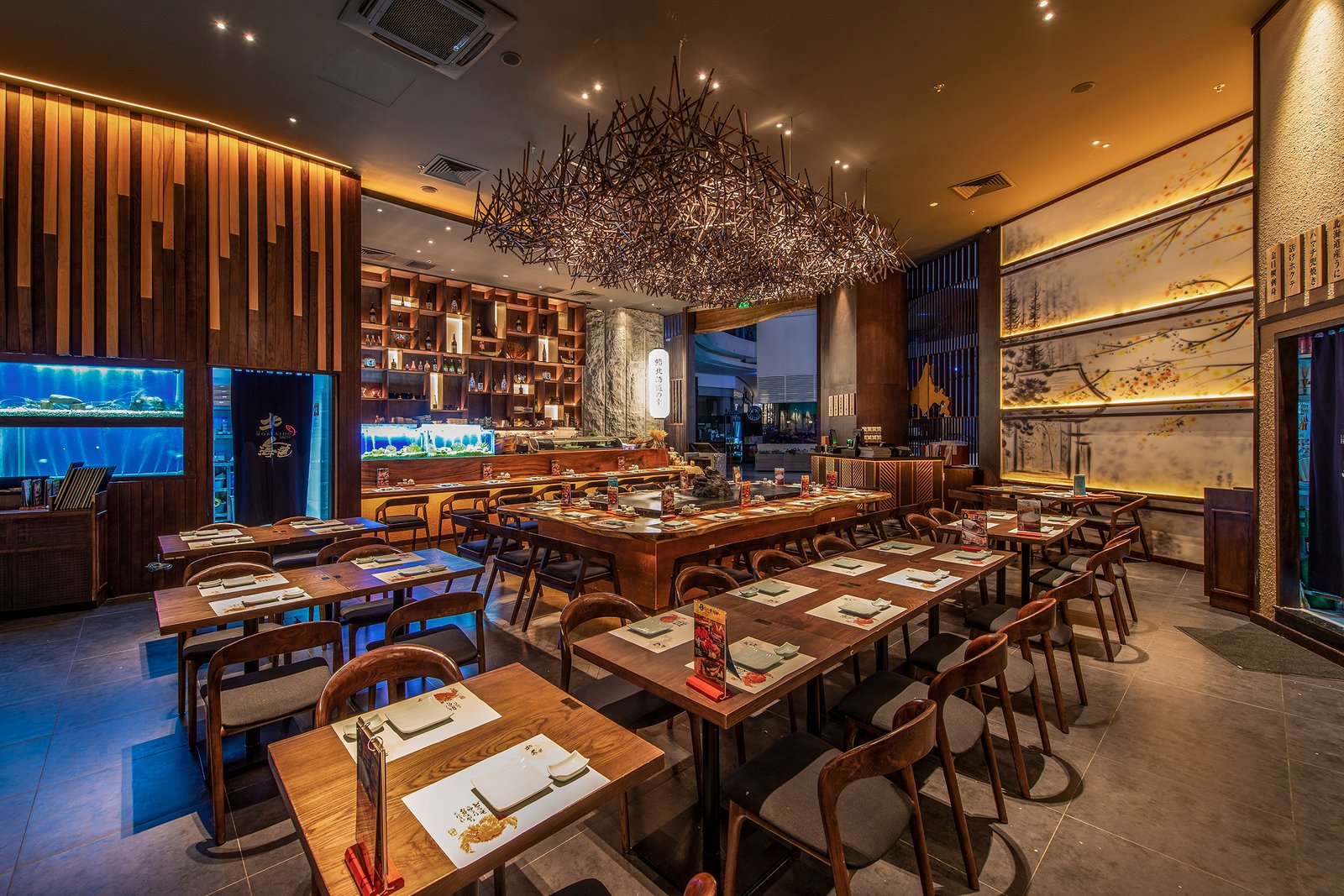 Kingsmen Vietnam Co. Ltd 的北海道高级餐厅，越南胡志明市