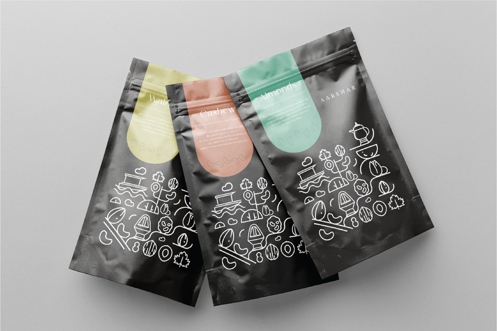 Jaherat Design 设计的 Aabshar 干果