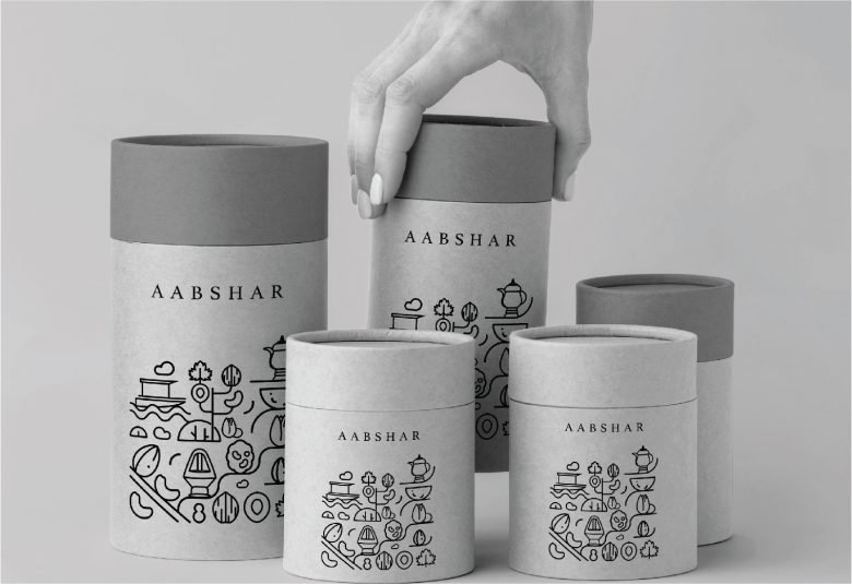 Jaherat Design 设计的 Aabshar 干果