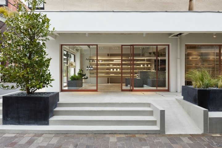 Ciguë 设计的 Aesop Jiyugaoka 店，日本东京