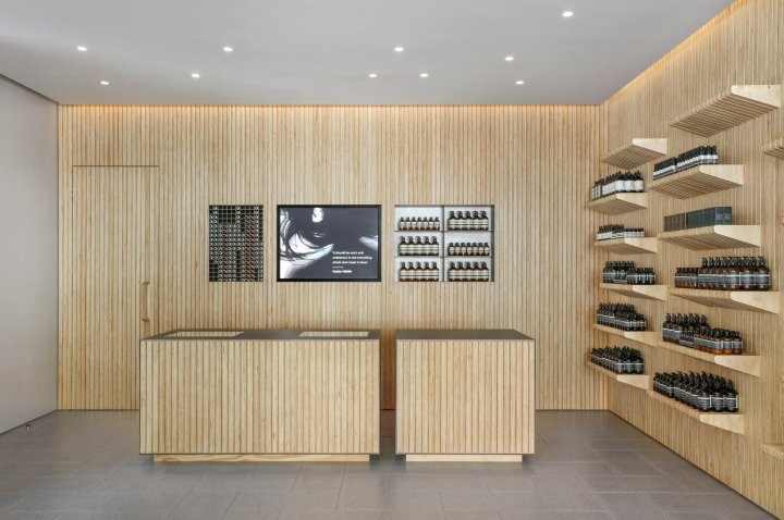 纽约市 Tacklebox Architecture 设计的 Aesop 商店