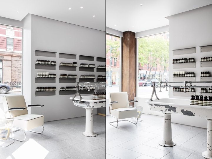纽约市 Tacklebox Architecture 设计的 Aesop 商店