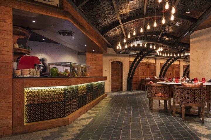 由 4SPACE Design 设计的 Marsa Al Seef 的 Al Hamidieh 餐厅，迪拜 – 阿联酋