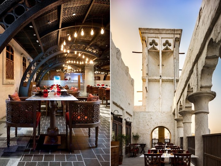 由 4SPACE Design 设计的 Marsa Al Seef 的 Al Hamidieh 餐厅，迪拜 – 阿联酋