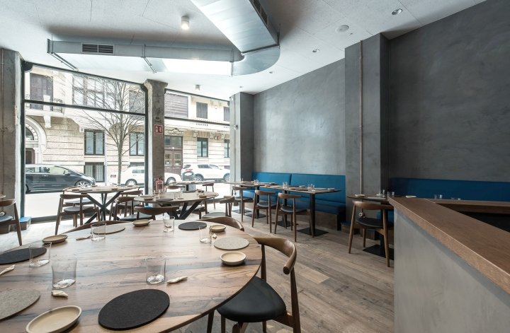 Sestini & Corti 设计的 Amelia 餐厅，圣塞巴斯蒂安 – 西班牙