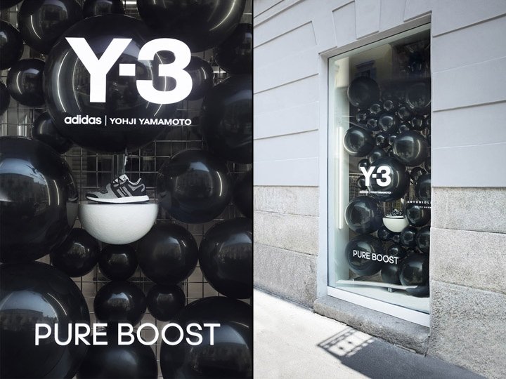 Antonioli Y-3 Pure Boost 安装由 StudioXAG,意大利米兰 Antonioli Y-3 Pure Boost 安装由 StudioXAG,意大利米兰