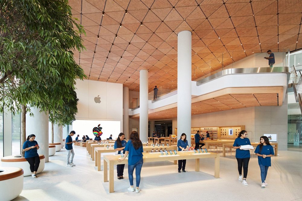 福斯特建筑事务所设计的苹果旗舰店