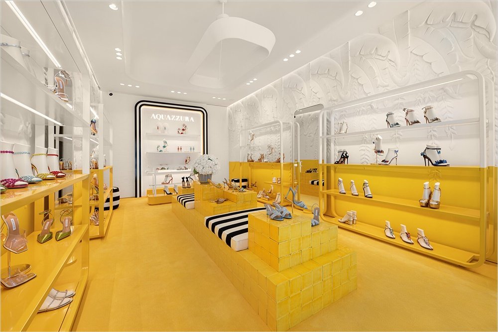 Casa do Passadiço 设计的 Aquazzura 商店