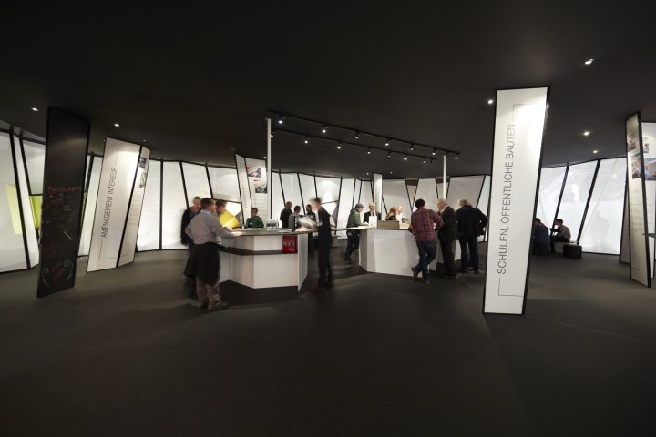 瑞士巴塞尔 Dobas AG 于 2018 年 Swissbau 展会上的 Argolite 展位 瑞士巴塞尔 Dobas AG 于 2018 年 Swissbau 展会上的 Argolite 展位