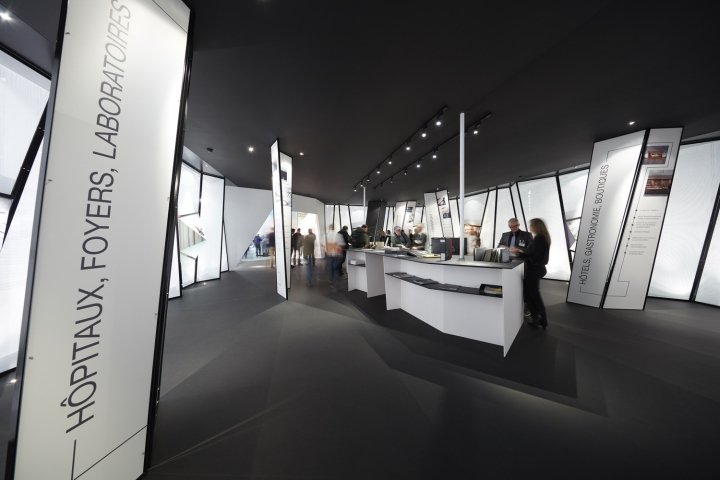 瑞士巴塞尔 Dobas AG 于 2018 年 Swissbau 展会上的 Argolite 展位 瑞士巴塞尔 Dobas AG 于 2018 年 Swissbau 展会上的 Argolite 展位