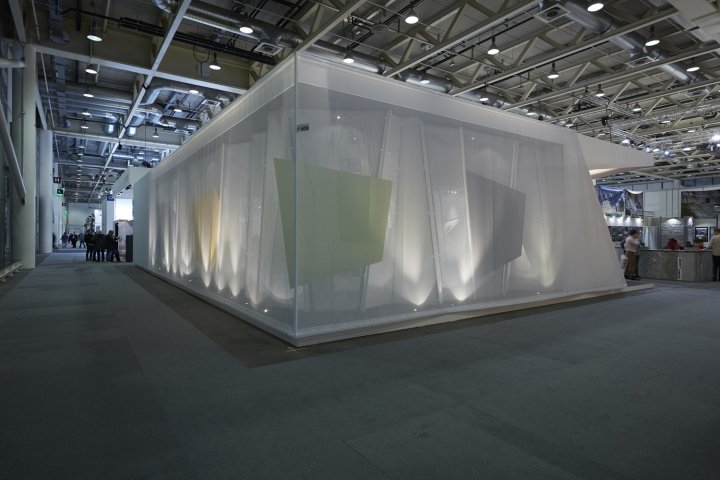 瑞士巴塞尔 Dobas AG 于 2018 年 Swissbau 展会上的 Argolite 展位 瑞士巴塞尔 Dobas AG 于 2018 年 Swissbau 展会上的 Argolite 展位