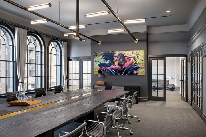 Argonaut 办公室由亨斯迈建筑集团设计，旧金山 – 加利福尼亚州