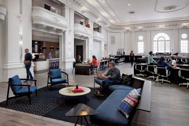 Argonaut 办公室由亨斯迈建筑集团设计，旧金山 – 加利福尼亚州