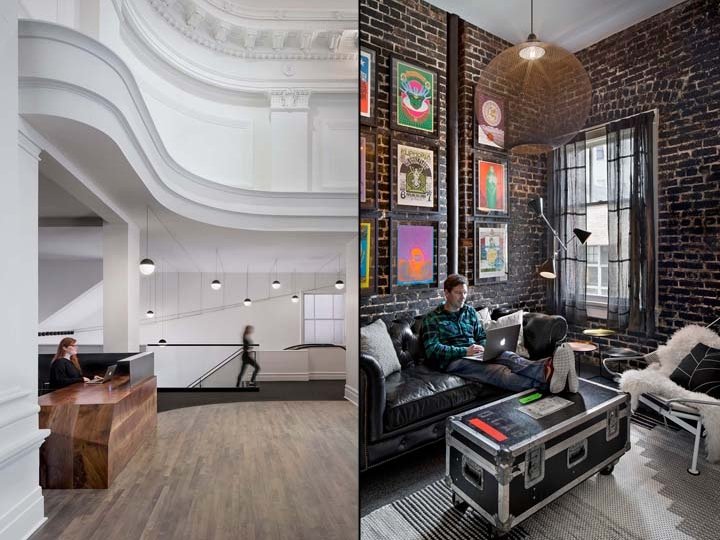 Argonaut 办公室由亨斯迈建筑集团设计，旧金山 – 加利福尼亚州