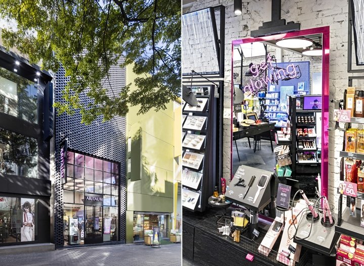 韩国 Dalziel & Pow 设计的 Aritaum 美容零售新基准