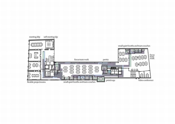 Atlassian 办公室，OIII 建筑事务所，阿姆斯特丹 – 荷兰