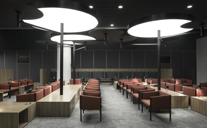 Avianca 休息室，由 Francesc Rifé Studio 设计，波哥大 – 哥伦比亚