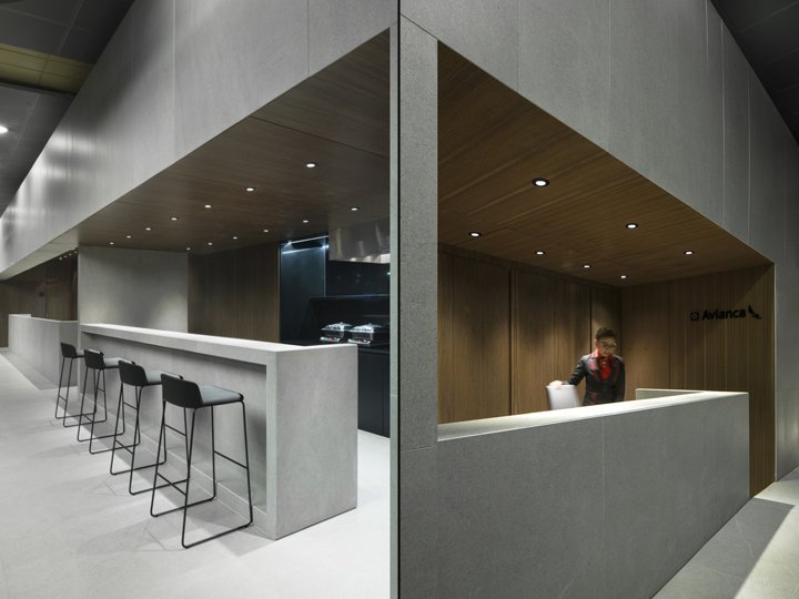 Avianca 休息室，由 Francesc Rifé Studio 设计，波哥大 – 哥伦比亚