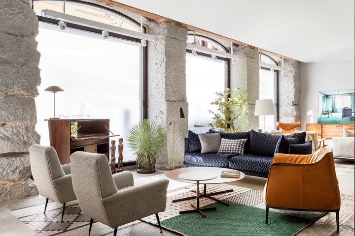 ABATON 的 BATAVIA 家具陈列室，马德里 – 西班牙