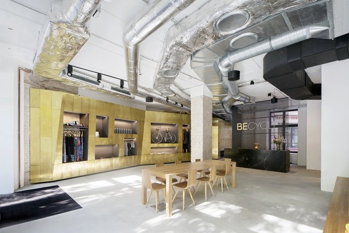 BECYCLE 健身工作室，由 götz+bilchev Architekten & Lien Tran & DRAA 设计，柏林 – 德国