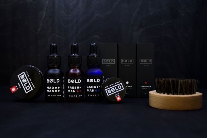 Braind 的 BOLD 男士胡须修饰品牌