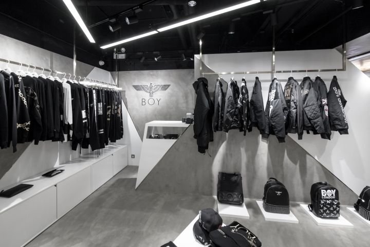 BOY London Store 由 Sixcorners Studio 设计，香港