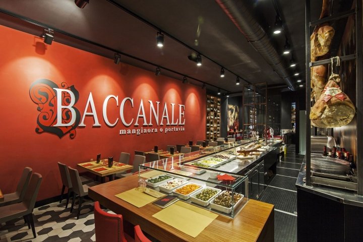 Baccanale 餐厅，Afa Arredamenti，罗马 – 意大利