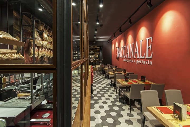 Baccanale 餐厅，Afa Arredamenti，罗马 – 意大利